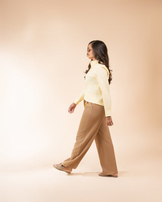 Camisa de Lino Mujer Amarilla AVO Damas | RD$ 2,700