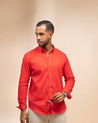 CAMISA AVO LINO MARE RED