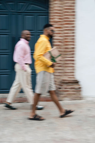 CAMISA AVO LINO STELLA YELLOW