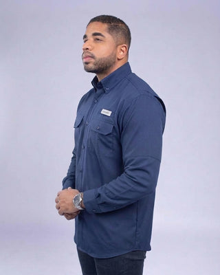 Camisa Tipo Columbia Manga Larga