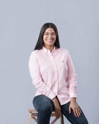 Camisa de Lino Mujer rosada AVO Damas | RD$ 2,700