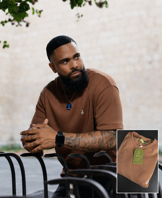 T-Shirt AVO Boxy — Marrón