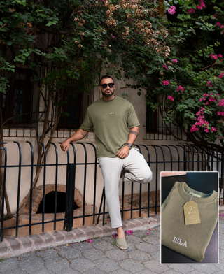 T-Shirt AVO Boxy — Verde Olivo