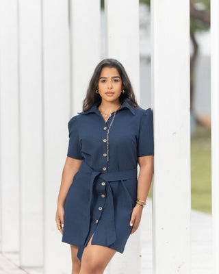Vestido de Lino Anacaona Isla Mía | Mujer Premium RD