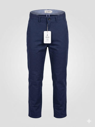 Pantalón Lino AVO — Azul Marino
