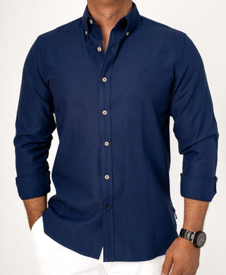 CAMISA PATOCCHI OXFORD AZUL