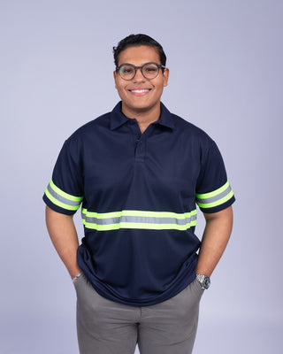 Polo shirt tipo columbia con reflectivo