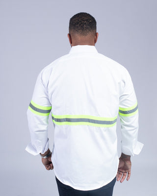 Camisa tipo columbia con reflectivo