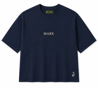 T-Shirt AVO Boxy — Azul Marino