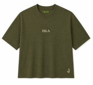T-Shirt AVO Boxy — Verde Olivo